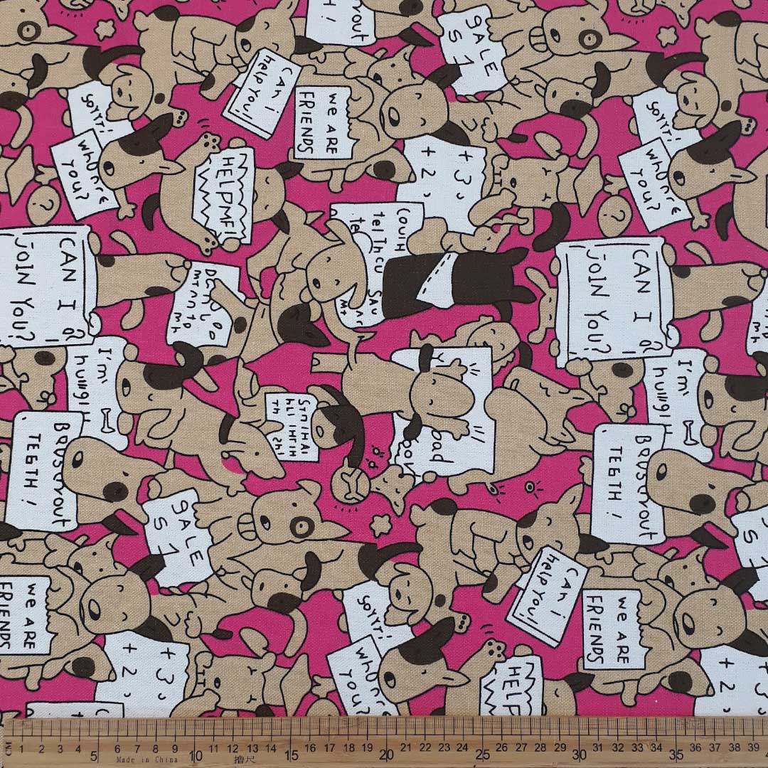 Printed Poly Cotton Canvas-5 - Image 1