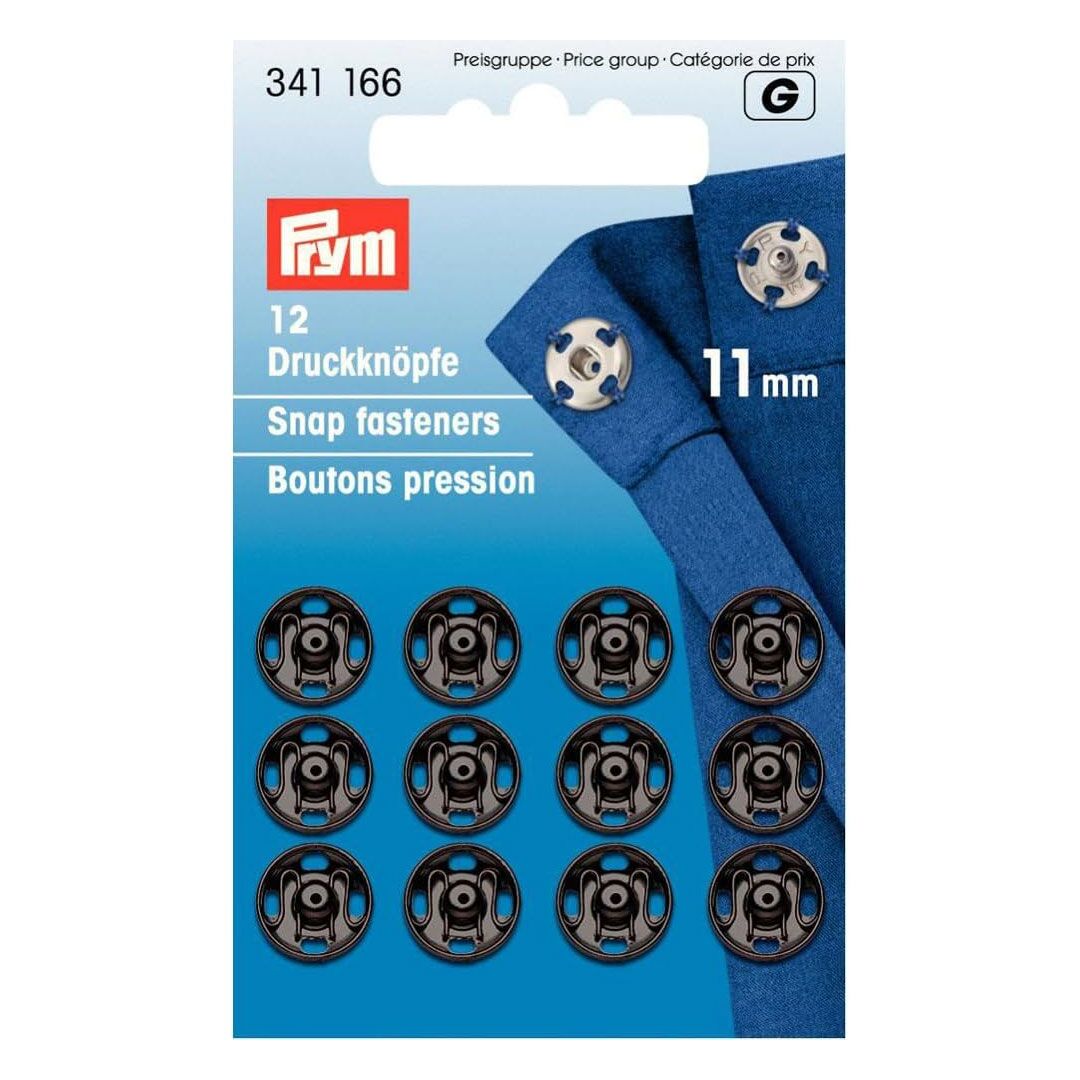 PRYM Sew-On Snap Fasteners 11mm