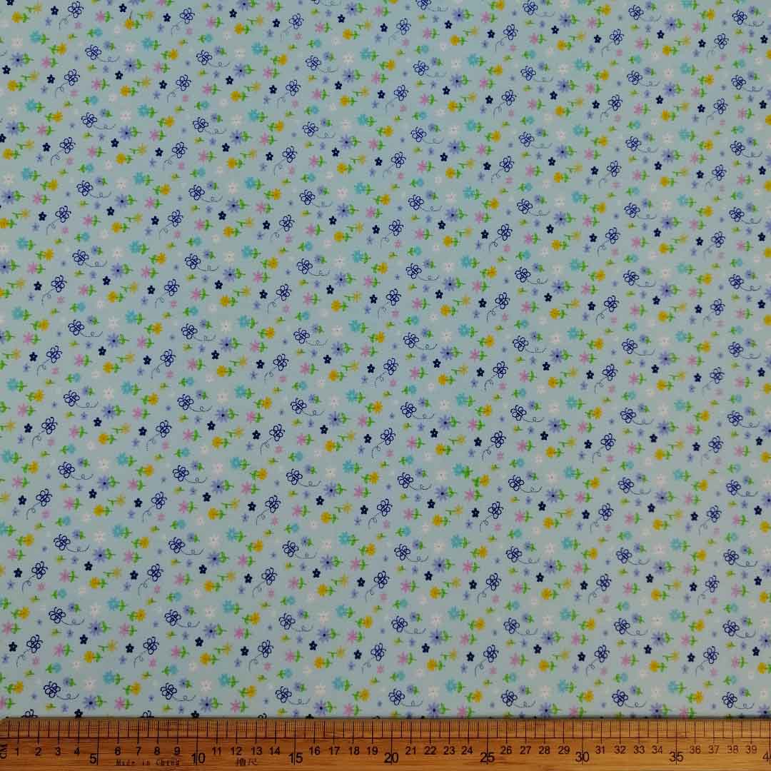 100% Cotton Poplin Printed -10 Floral