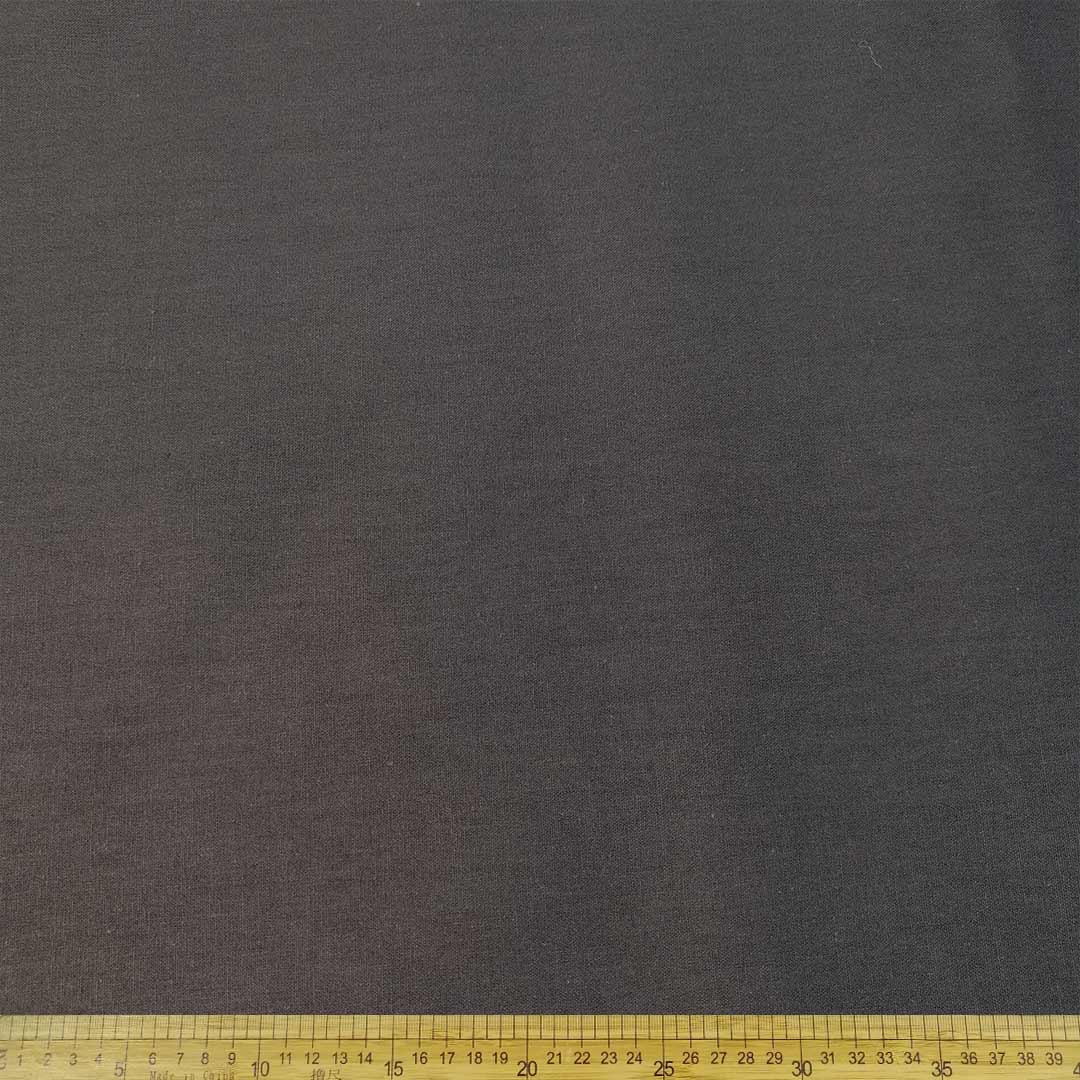 100% Plain Cotton Black 240cm Fabric