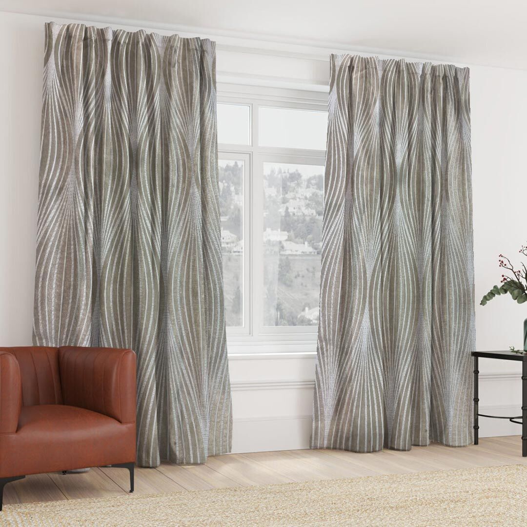 Ready Made Taped Curtain 230x218cm -6.