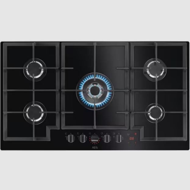 AEG 90CM GAS HOB HKB95450NB - Image 1