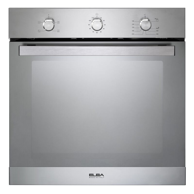 ELBA ELIO 60CM FAN ASSISTED GAS OVEN WITH MIRROR FINISH 02/AL 6XLX FG - Image 1
