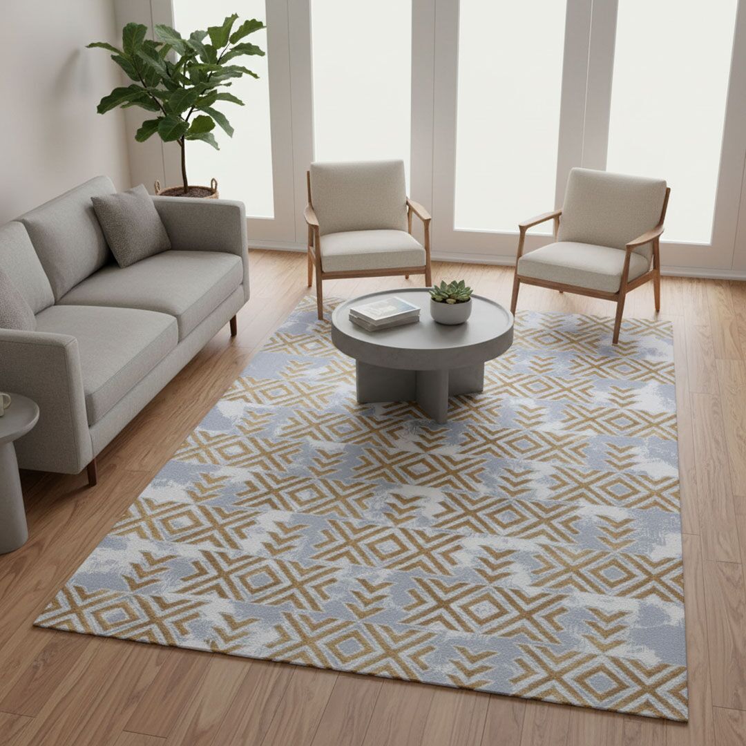 carpet_0001s_0000_CA0100171 200x150cm Golden Nomad Geometric Turkish Carpet - Image 1