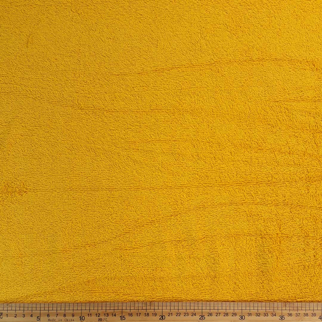 DR14750-16_1.jpg Cotton Towelling Mustard (01) - Image 1