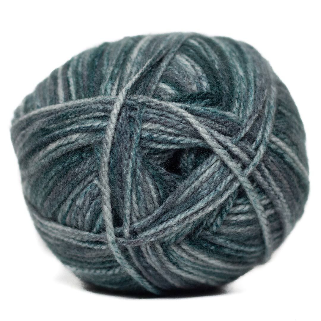 Charity DK Pullskein Print Gunmetal-Grey 100gr