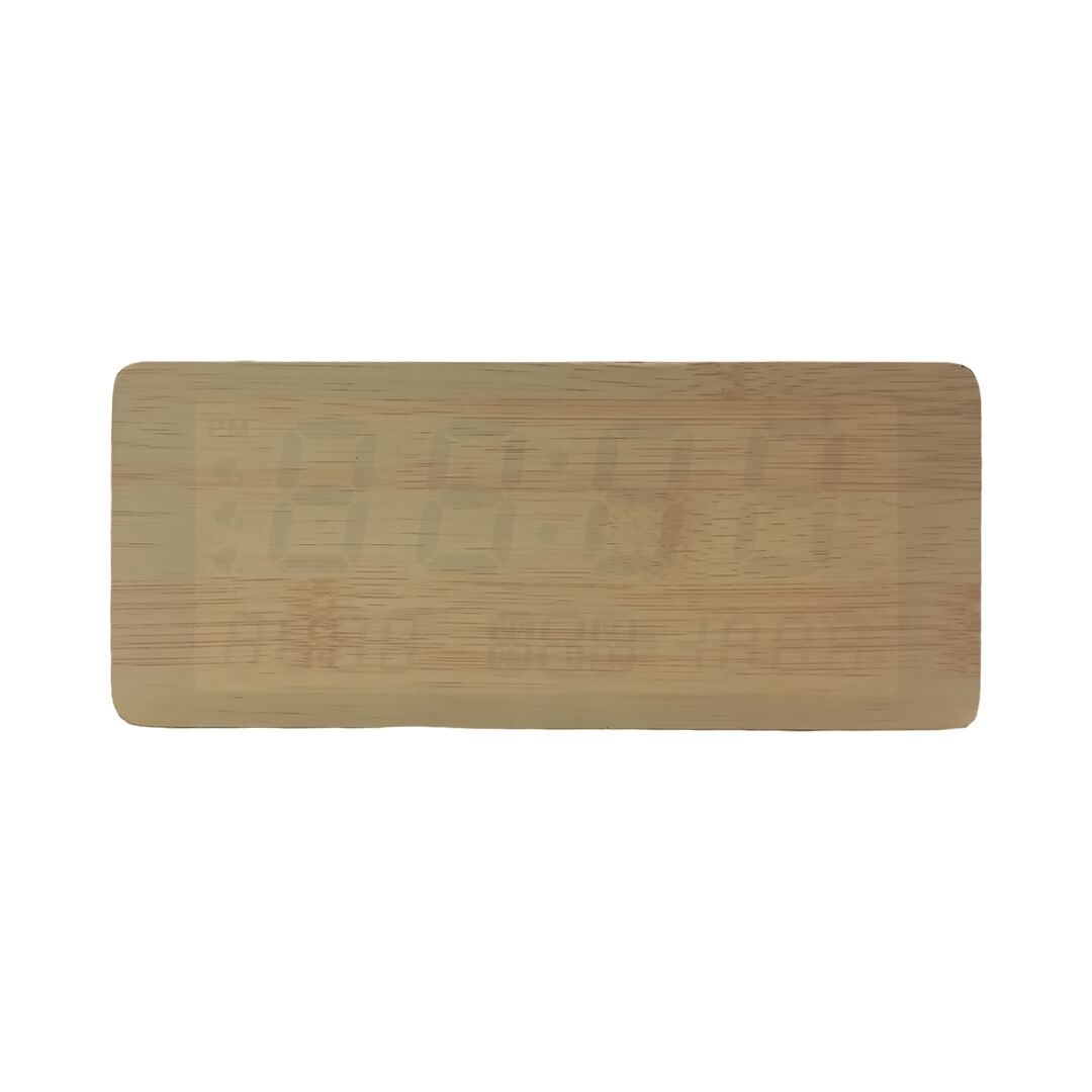 Wooden Clock Rectangle MTR-0860 modern wall clock
