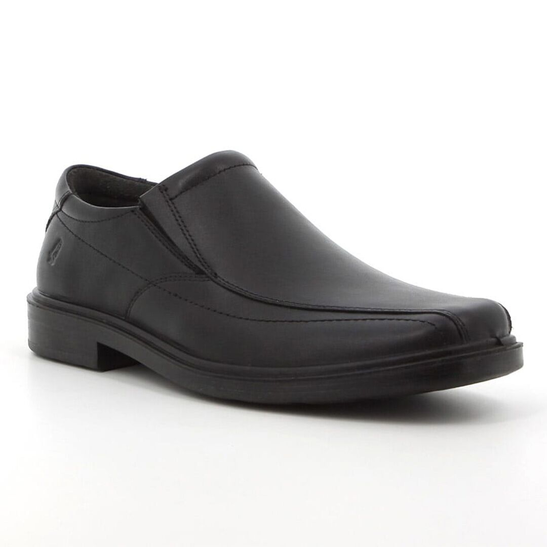Hush Puppies Venture II Black Cow Crust Leather - Image 1