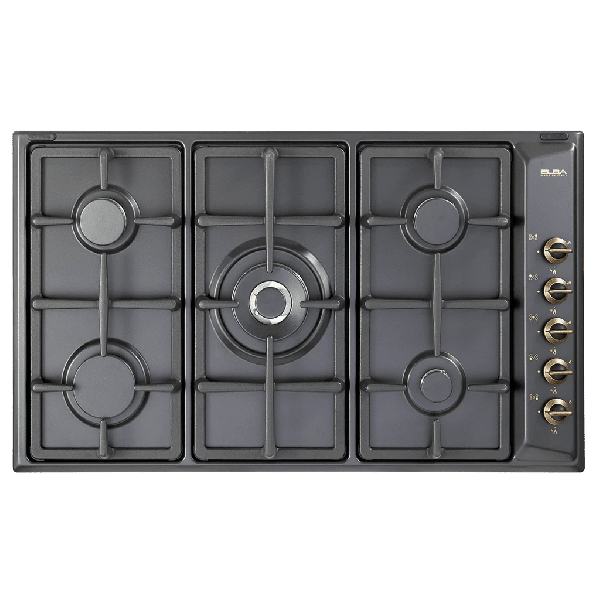 02EN95-545AND ELBA 90cm Black 5 Burner Gas Hob 02/EN95-545AND - Image 1