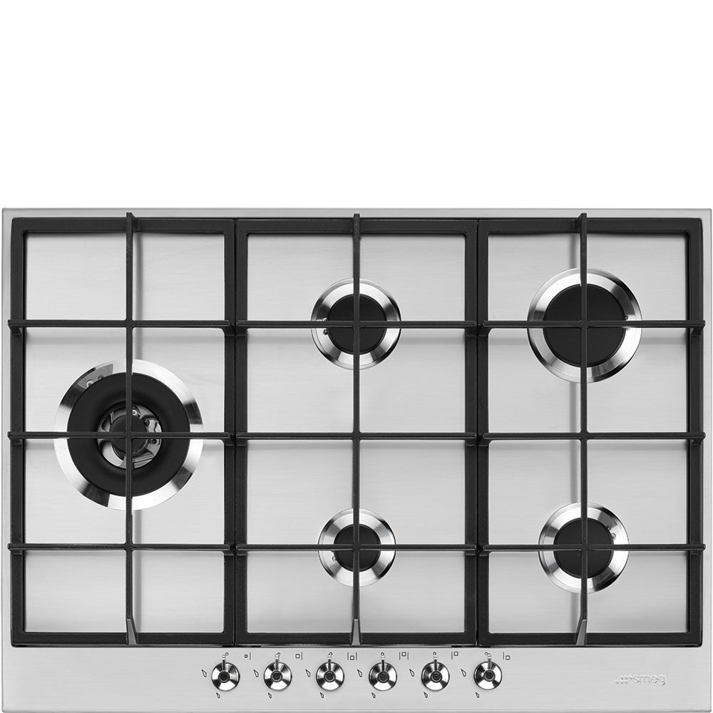 PX375LSA SMEG 75cm Classica Gas Hob PX375LSA - Image 1