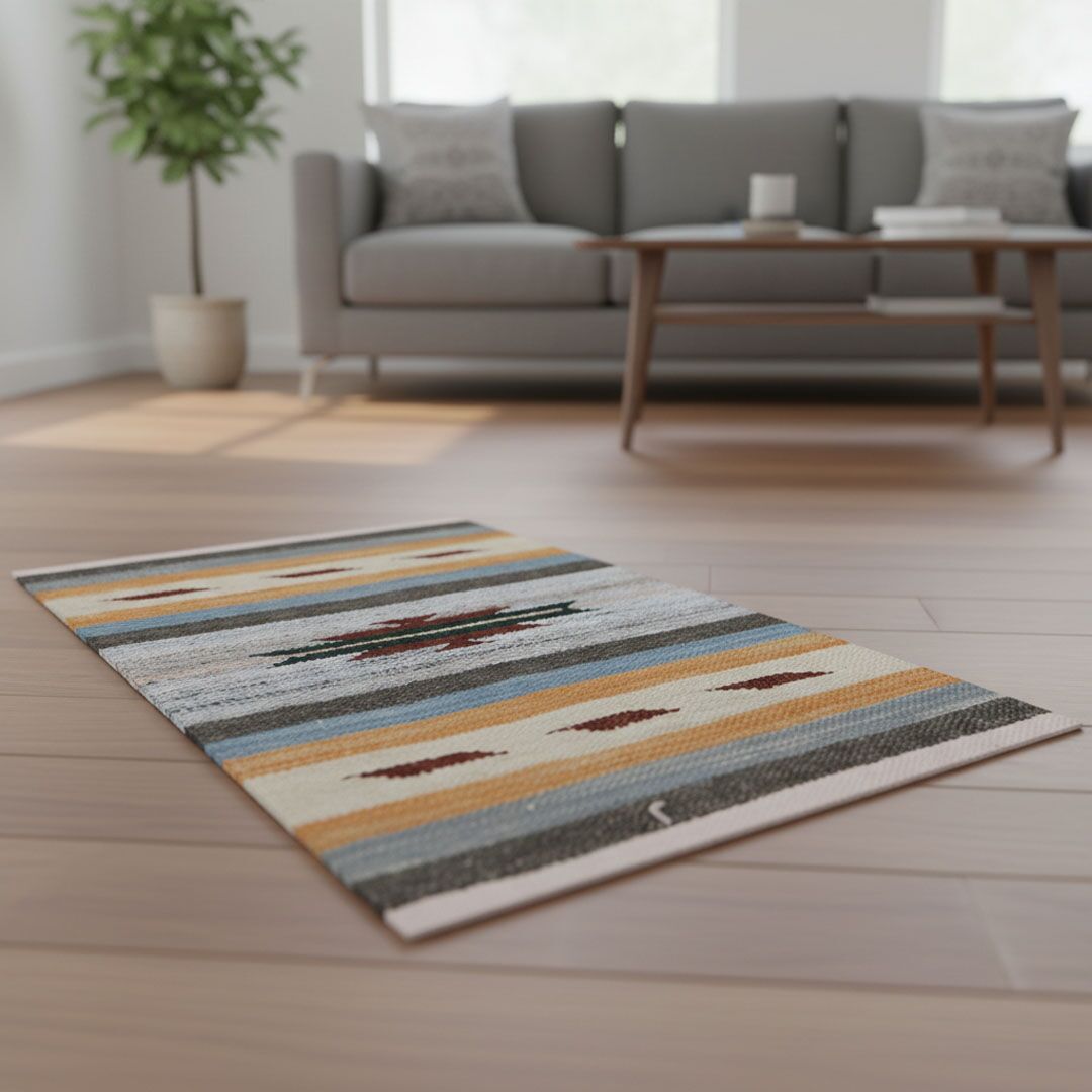 60x90cm  Anatolian Sunset Kilim Turkish Carpet - Image 1