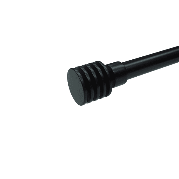 25mm-Lumino-Finial-Black PW253T 25MM MATT BLACK LUMINO SHAPED FINIALS PW253T - Image 1