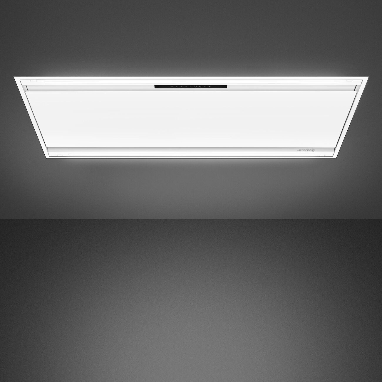 SMEG 120cm Universale Ceiling Hood KLT12L4WH - Image 1