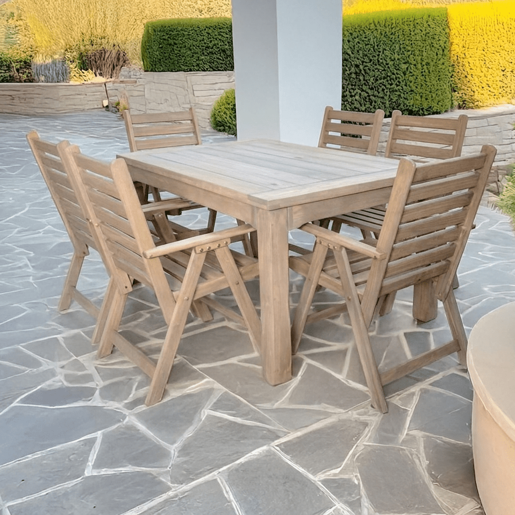 Gemini_Generated_Image_ob9hbaob9hbaob9h Pine 6 Seater Without Cushion - Image 1