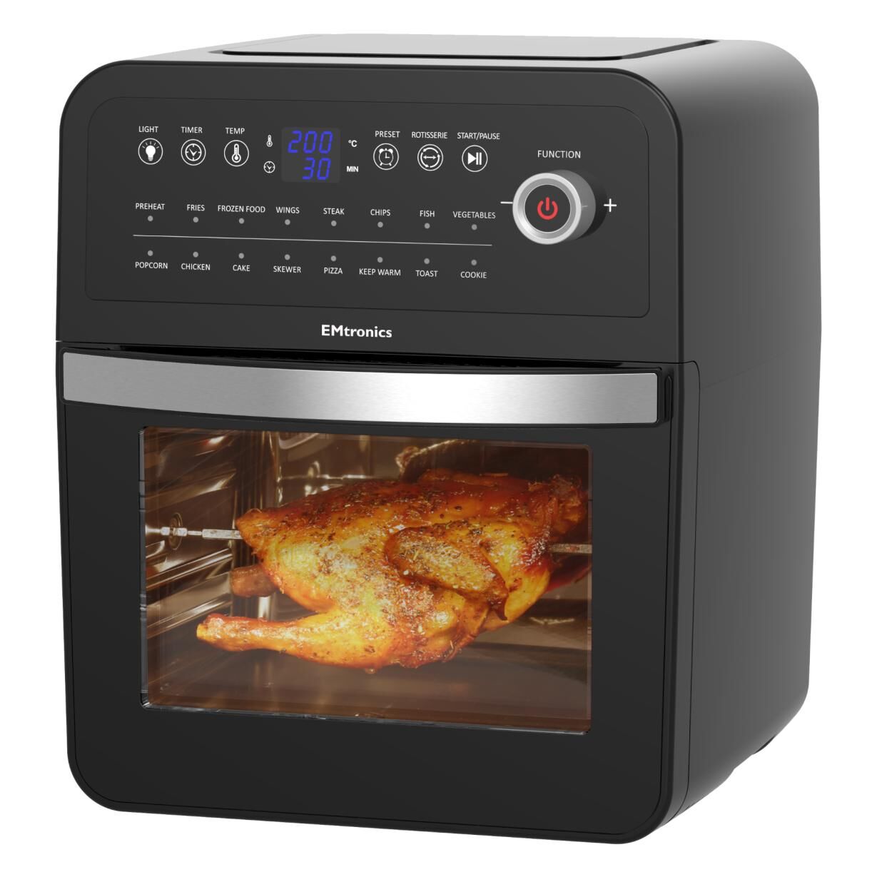 EMtronics 12L Digital Air Fryer Oven EMAFO12LD - Image 1