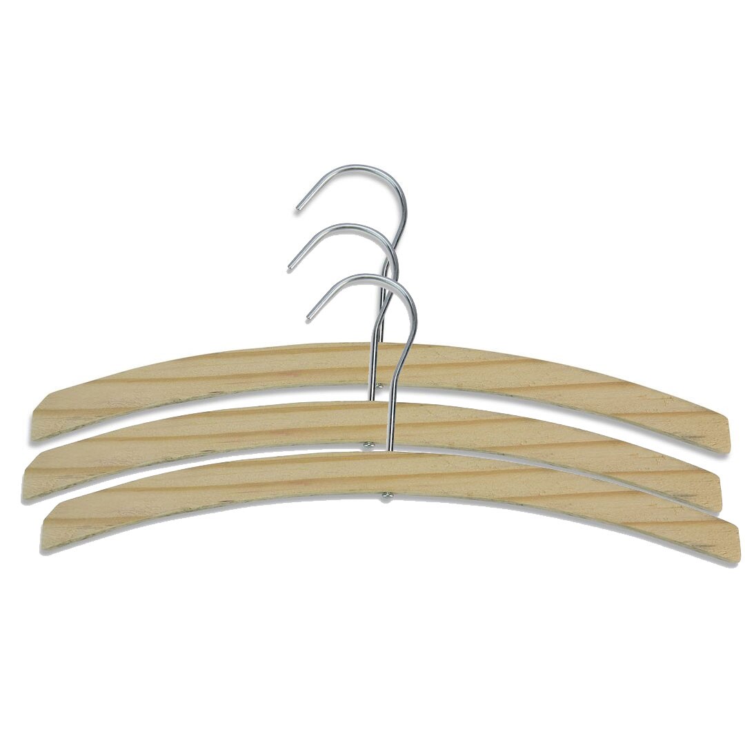 Wooden Hangers Small Set Of 3 - Image 1
