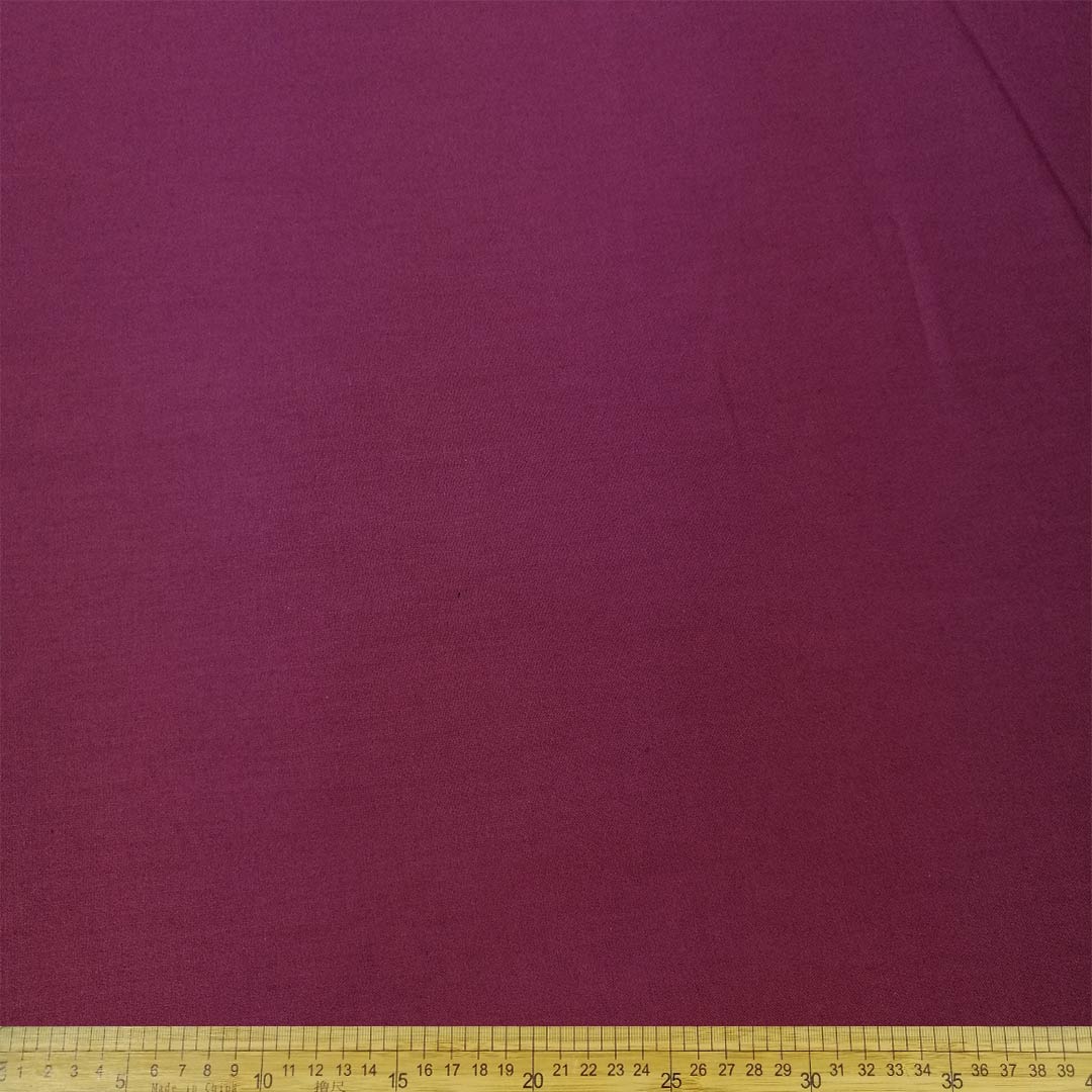 100% Plain Cotton 240cm Grape Fabric