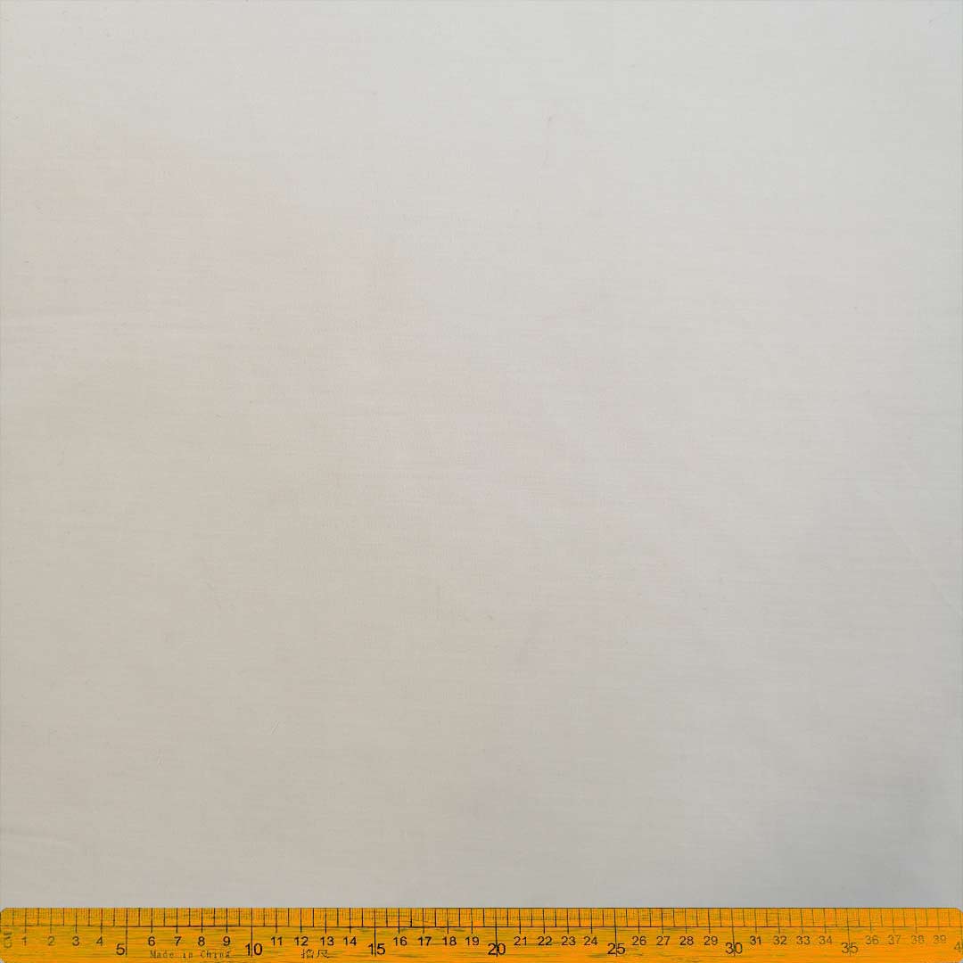 DR082152-1_1.jpg Poly Cotton Plain 115cm Optical White fabric from Metro Lifestyle, ideal for garments, accessories, and home décor, offering a smooth, durable, and breathable texture.