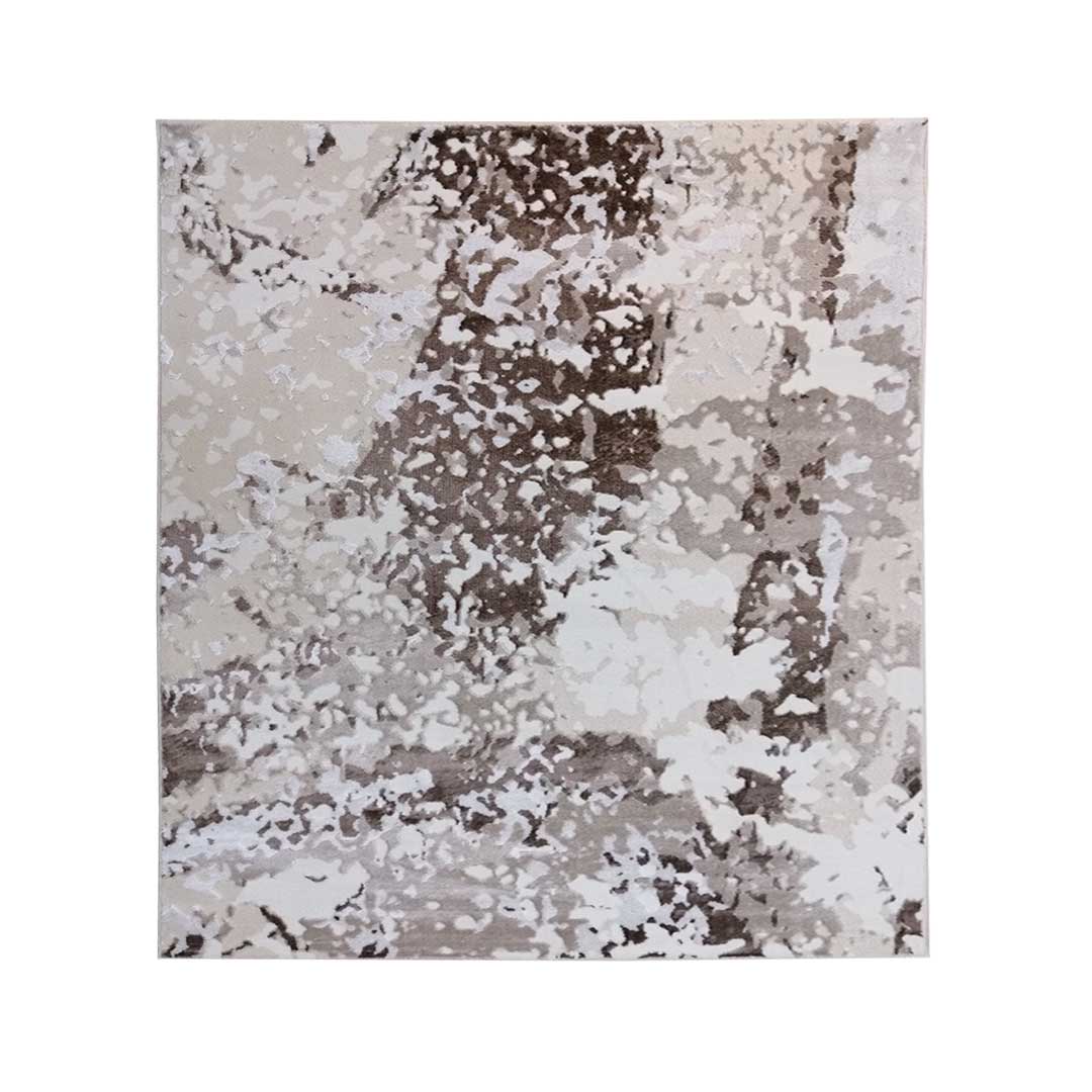 CA0115185_1.jpg Abstract Fleece 160x230cm Cream&Brown Carpet