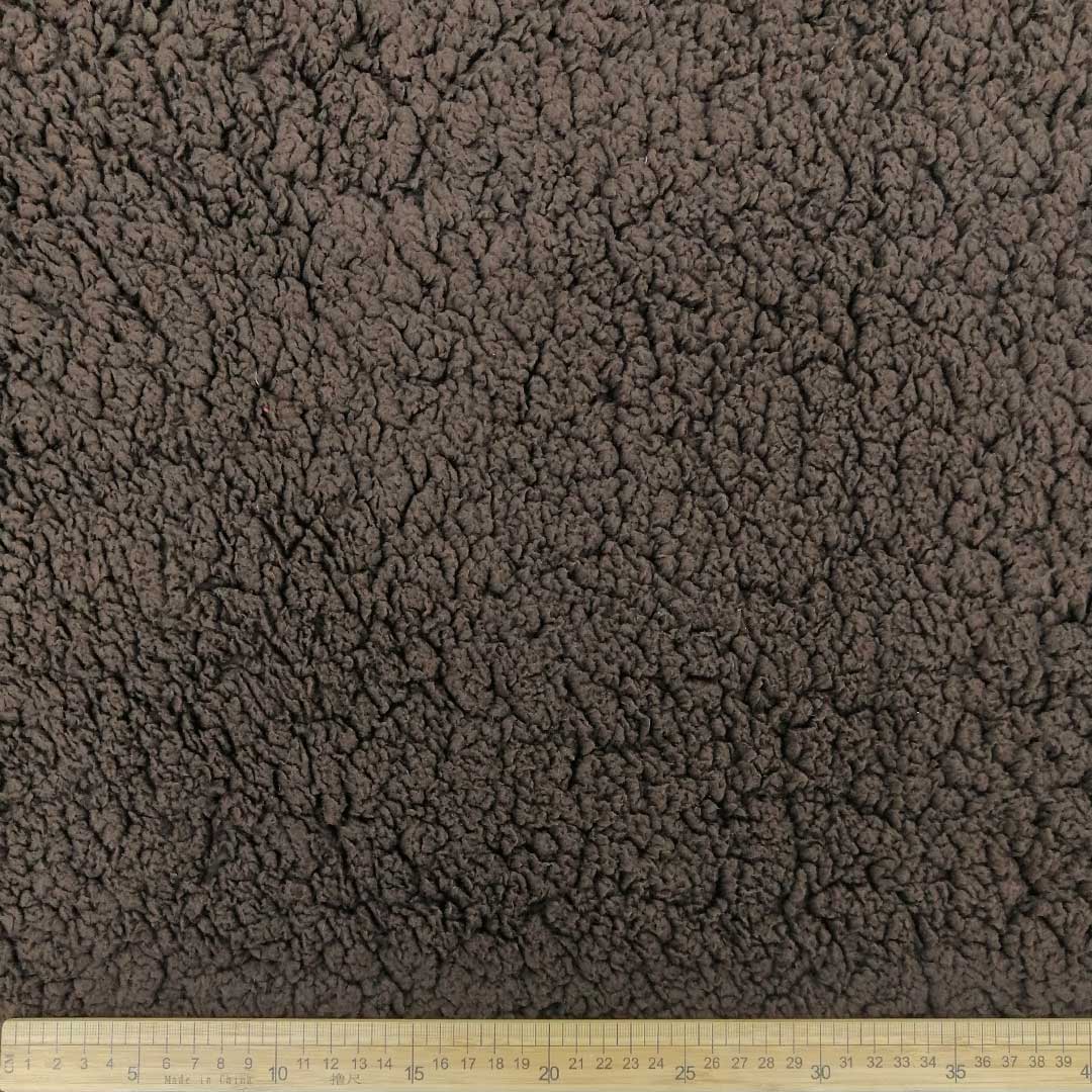 Sherpa Fleece Brown -6 - Image 1