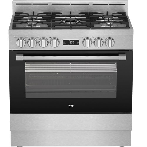 BEKO 90CM GAS COOKER BFC916GMX - Image 1