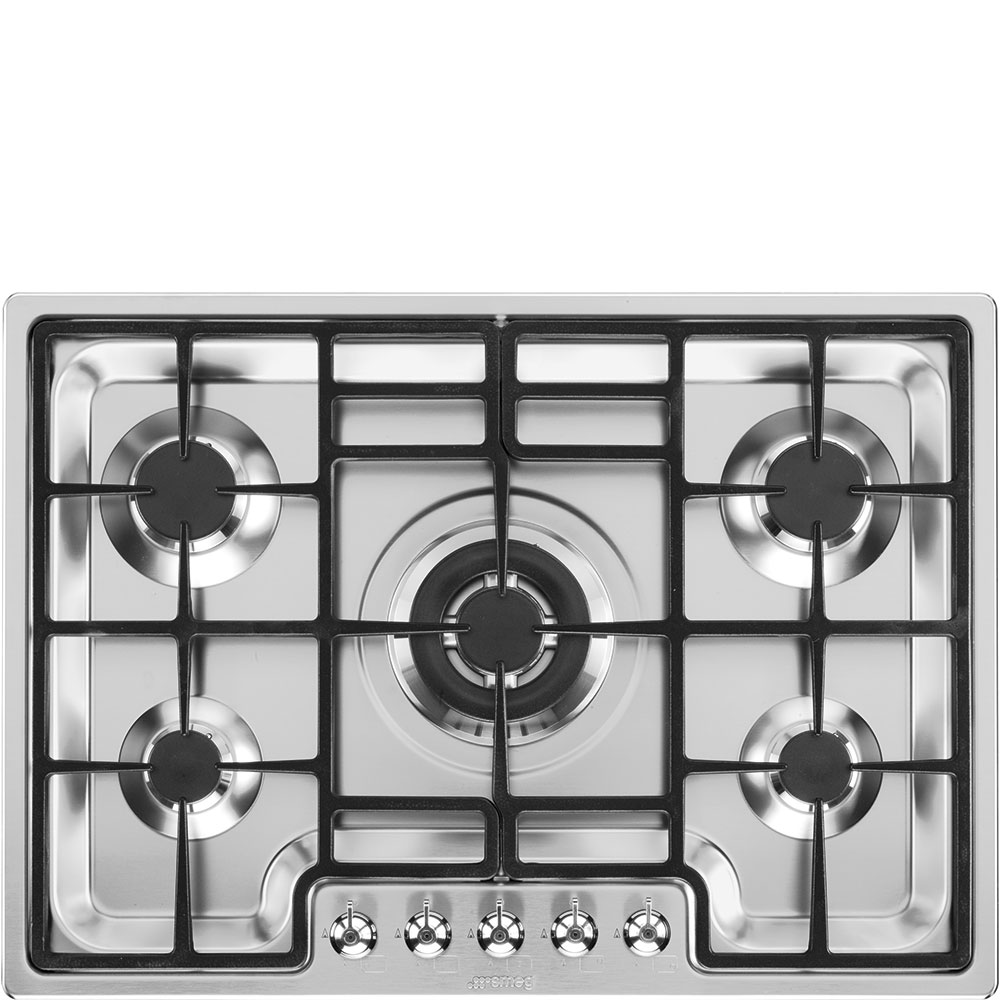 SMEG 75cm Gas Hob Classica Aesthetic PGF75SA - Image 1