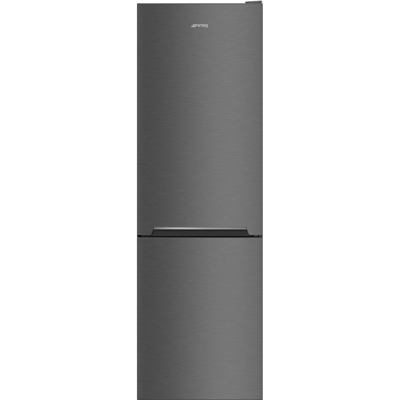 SMEG RC33KNZA COMBI 330L DARK INOX NO FROST FRIDGE - Image 1