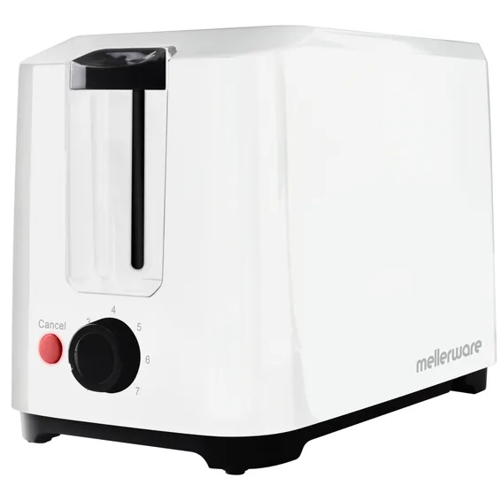 d0fa6b5f0d204599814bd56d303e11c7 MELLERWARE 2SLICE TOASTER WHT 24820A - Image 1